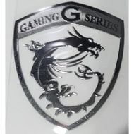 Laptop & PC Casing MSI Gaming Logo metallic decoration sticker