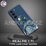 AC54-Case REALME C71-Girl's Motif-Softcase REALME C71-Casing REALME C71-Silicone REALME C71