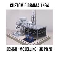 CUSTOM MADE Diorama DIecast 3D Modelling 3D Print 1/64 Scale Custom Project Output Real Life Model D