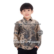 Kemeja Batik Anak Lengan Panjang Usia 1-13 Tahun Kemeja Batik Anak Laki Laki Terbaru Kemeja Batik An