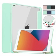 Stand Tablet case For iPad 10.2 Case With Pencil Holder Folding Smart Cover For iPad 10 2 2020 2019 2021 Case For iPad 8 7 8th ipad 10.2 9th Generation