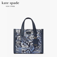 KATE SPADE NEW YORK MANHATTAN WALK IN THE PARK TOILE JACQUARD SMALL TOTE KB159 กระเป๋าถือ
