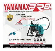 YAMAMAX PRO 338  Mesin Potong Rumput Gendong 2 Tak Brush Cutter 2Tak 338 Pro 338Pro