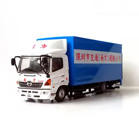 Defective Die Casting 1:76 Scale Hino 500 Southern Freight Truck Alloy Simulation Static Car Model