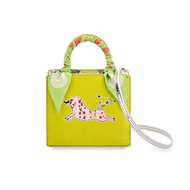 [SUVIMOL] Baby Sweet Box - Limited Taurus PYTHON กระเป๋าถือทรงเหลี่ยมหนังงูเพ้นท์ลายราศีพฤษภ (มาพร้อ