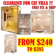 [CLEARANCE] Cat Condo /Cat Villa/cat tree/Cat House villa/Cat House/Scratching Post Large Cat Villa 