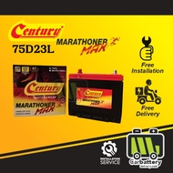 [Installation Provided] Century Marathoner Max 75D23L Car Battery Kereta Bateri Proton Exora Preve T