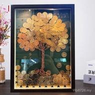 Money-making Fortune Tree Money Tree Money-making Money Coin Bafanglai Photo Frame 5 Li Opening Gift