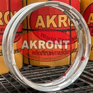 วงล้อAKRONT ทรงAแปะลายยิงทรายแท้ ตัวหนาเลเซอร์ลิขสิทธิ์แท้  ขนาดขอบ17/17 1.4