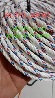 tali tambang mobil PPD 6 mili panjang 50 meter