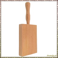 [S D K G] Pasta Making Board, Gnocchi Board, Beech Wood Gnocchi Board Butter Board Dough Scraper for
