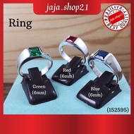 | 925 Silver CZ Colour Stones Ring For Men (152595) | 925 纯银 颜色石头男戒指 | Cincin Lelaki Batu CZ Warna Perak 925