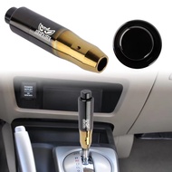 ( New) 15cm Auto Black Gold Series Universal Aluminum Car Gear Auto Shift Knob Shifter Lever Head  v