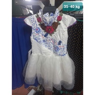 White princess dress 35-40 kg MS34
