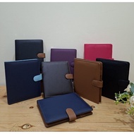 Plain Binder Cover Agenda A5 Ring 20 B5 Ring 26 Synthetic Leather Material A5 Binder Ring Binder