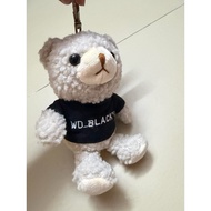 Cute WD-Black Teddy Bear Keychain