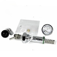 E61 Coffee Pin Style Limiting Lever Pressure Gauge Solid Wood Dial Easy To Control Flow