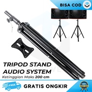 Tripod STAND SPEAKER AUDIO SYSTEM KARAOKE 200CM 8-15 INCH