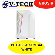PC CASE ALSEYE A4 WHITE PC CASE/