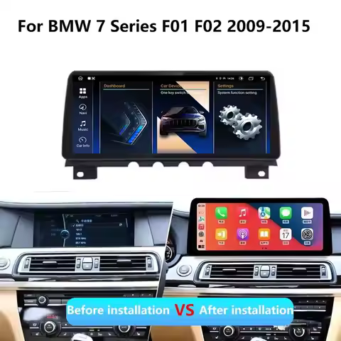12.3''1920*720P Touch Screen Car Radio For BMW 7 Series F01 F02 2009 2010-2015 Android Auto Multimed