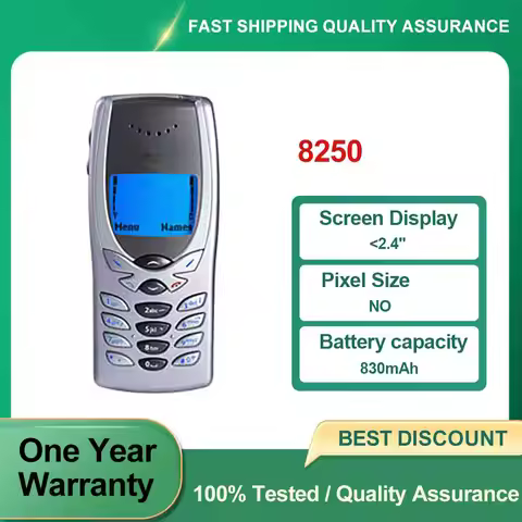 Unlocked Refurbished 8250 Loudspeaker Phone Russian Arabic Hebrew Keyboard Good Condition