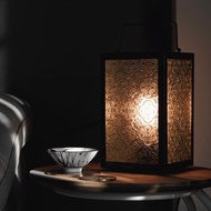 海棠花復古玻璃調節燈