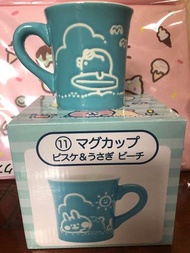 卡娜赫拉 Kanahei 粉紅兔兔 一番賞馬克杯（藍色沙灘款）