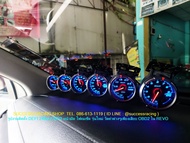 (มีหน้าร้าน ล็อตใหม่สุด)Defi248st obd2 ชุด6ตัว พร้อมจอ ZDจอส้ม แค่เสียบปลั๊กก็ขึ้นครบๆ ไม่ตัดสายไฟ เ