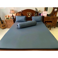 Drap thun lạnh Hàn Quốc(2m*2m/ 2mx2m2) [ Giá Xưởng] KHÔNG ÁO GỐI với size nệm 3-15cm