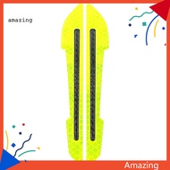 [AM] 1 Pair Car Sticker Warning Wear-resistant Reflective Reversing Tips Rearview Mirror Sticker for Vehicle