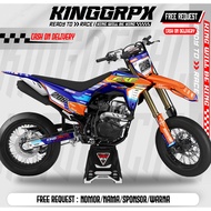 DECAL STICKER CRF 150 L FULL BODY / DECAL CRF 150 / DECAL STICKER VARIATION CRF 150 1FF