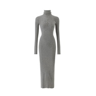 1JINN STUDIO | ชุดเดรสยาวคอสูงแบบฟิต