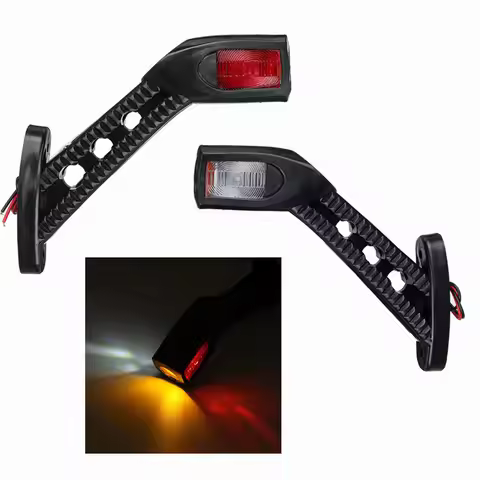 2PCS Trailer Light Side Marker Lights Caravan Truck Lights 24v LED Light Trailer Side Lights Trailer