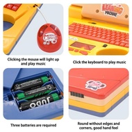 ELEGAN Mainan Laptop Anak Mini laptop karakter Mainan Edukasi Anak