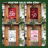 March 8 Glass Decal Poster