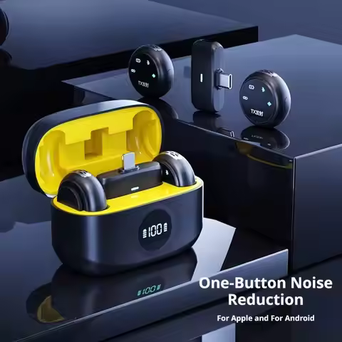 Collar Style Button Microphone Live Streaming Microphone Voice Microphone Mobile Phone Recording Wir