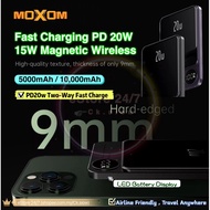 Moxom MX PB74 PB75 WL PD 20W 15W LCD Display Magnetic Wireless Fast Charging Charge Portable Powerba