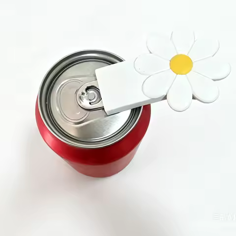 3D Printed Daisy Can Opener, Portable Keychain Soda Pop Top Opener, Cat Food Can Opening Tool