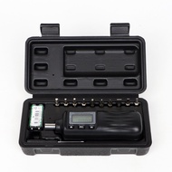 ANS-P-8แอลซีดีไขควงแรงบิดดิจิตอล1/4 "1.6-8 N .M ไขควงประแจวัดแรงบิดที่ตั้งไว้มืออาชีพชุด10ชิ้นบิต