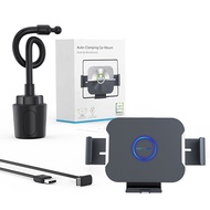 แท่นชาร์จรถยนต์ไร้สายแบบหนีบอัตโนมัติที่วางโทรศัพท์ที่รองแก้วสำหรับ Samsung Galaxy Z Fold 5 4 3 S24 