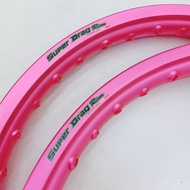 วงล้อ Super Drag Rim 140-17 สีชมพู