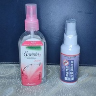 泰國防蚊液玫瑰 香味80ml +草本植萃精油驅蚊噴霧60ml 防蚊 驅蚊 戶外 野餐 露營 釣魚
