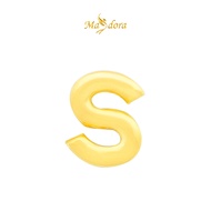 MASDORA 916 Gold Beads Bead Emas Alphabet 3D - Alphabet S (EMAS 916/22K)