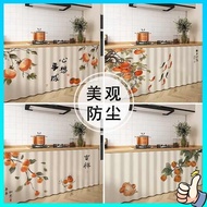 langsir tingkap murah langsir kabinet dapur Chinese kitchen cabinet shade curtain track curtain cabinet self-adhesive storage cabinet pull blind