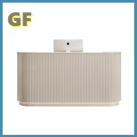 Checkout Shop Reception Desk Office Standing Cashier Table Cash Business Counter Store Light Luxury