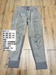 (367)Nike 灰色太空棉刷毛束口棉褲