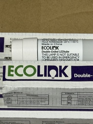 หลอด นีออน LED สั้น ต่อไฟ 2 ทาง Double Ended ขนาด 60 cm ECOLINK T8 LED 9 วัตต์ DAYLIGHT แสงขาว G13 แ