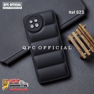 Itel S23 Itel A60S Case Macaron Black Motif Pillow Case Jacket 3D Itel a60S Itel S23