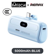MTech REMAX CCC Certified 3C 5000mAh Capsule Series 2A Type C Emergency Direct Charging Power Bank R
