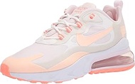 Nike Air Max 270 React Womens Running Trainers Cj0619 Sneakers Shoes (uk 4.5 us 7 eu 38, summit white crimson tint 103)